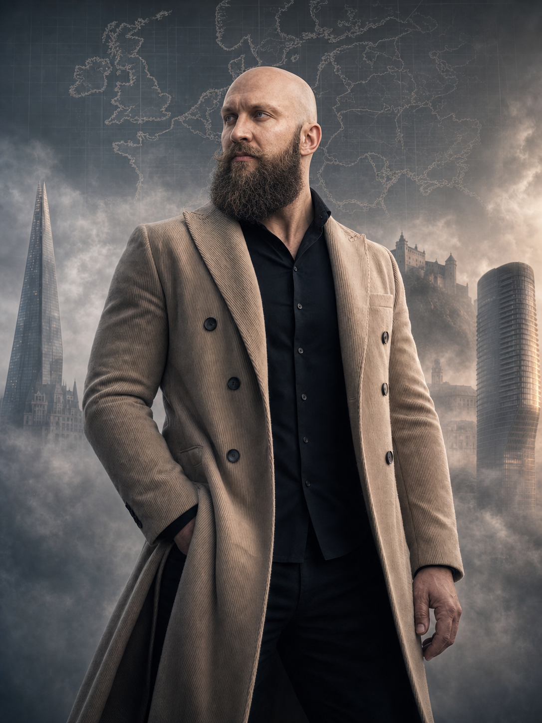 Bojan Glamočak in einem warm inszenierten Editorial-Portrait